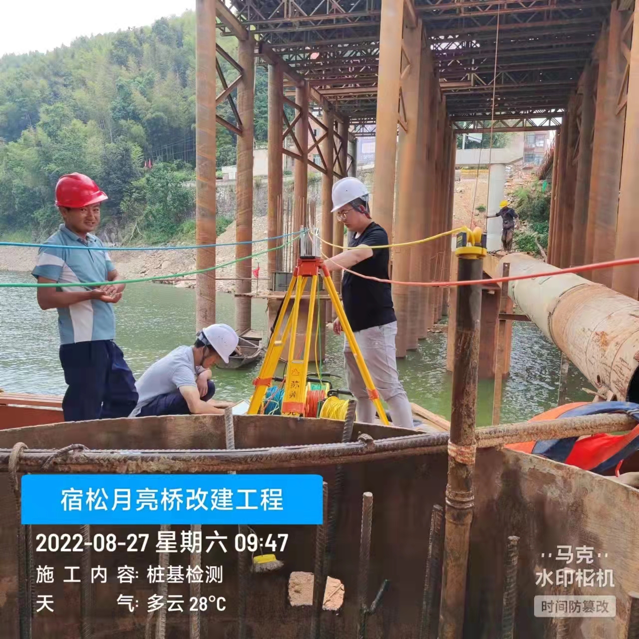 S249北复线月亮山大桥改建工程——桩基完整性检测