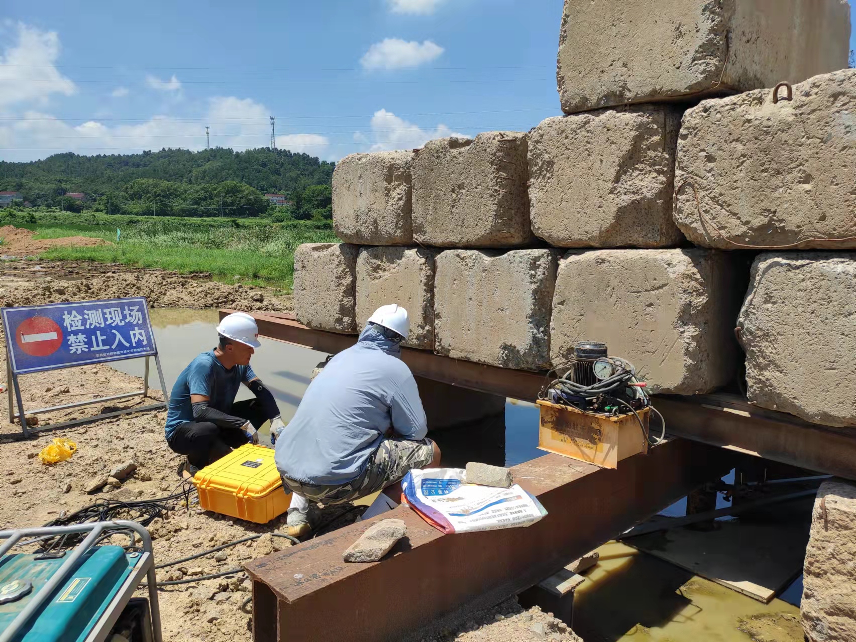 S249罗湖大桥接线复合地基静载试验